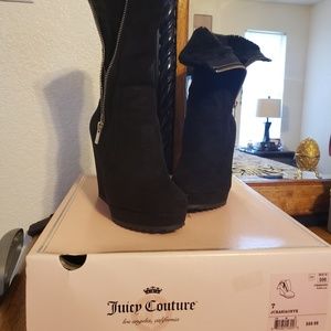 Suede brand new boots